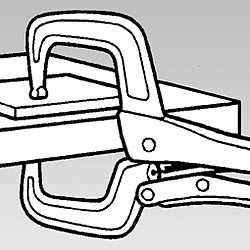 250x250 Knipex C Clamp Welding Grip Pliers