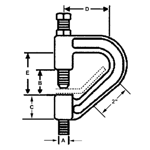 500x500 pipe tubing pipe hangers purlin clamp wln