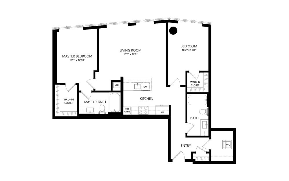 998x626 Bedroom Apartments For Rent