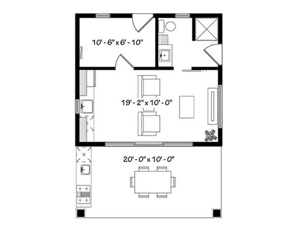 600x450 miles beach pool cabana plan house plans and more