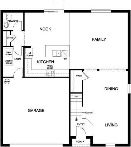 420x472 plan modeled new home floor plan in hanover square