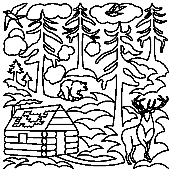 602x606 Cabin In The Woods