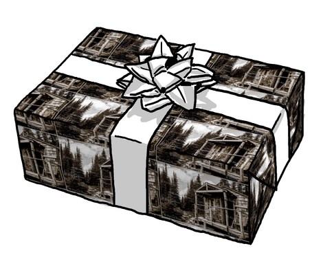 470x403 Cabin In The Woods Wallpaper