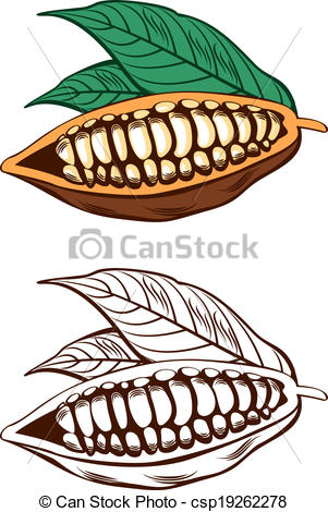 301x470 cocoa bean clipart cacao bean