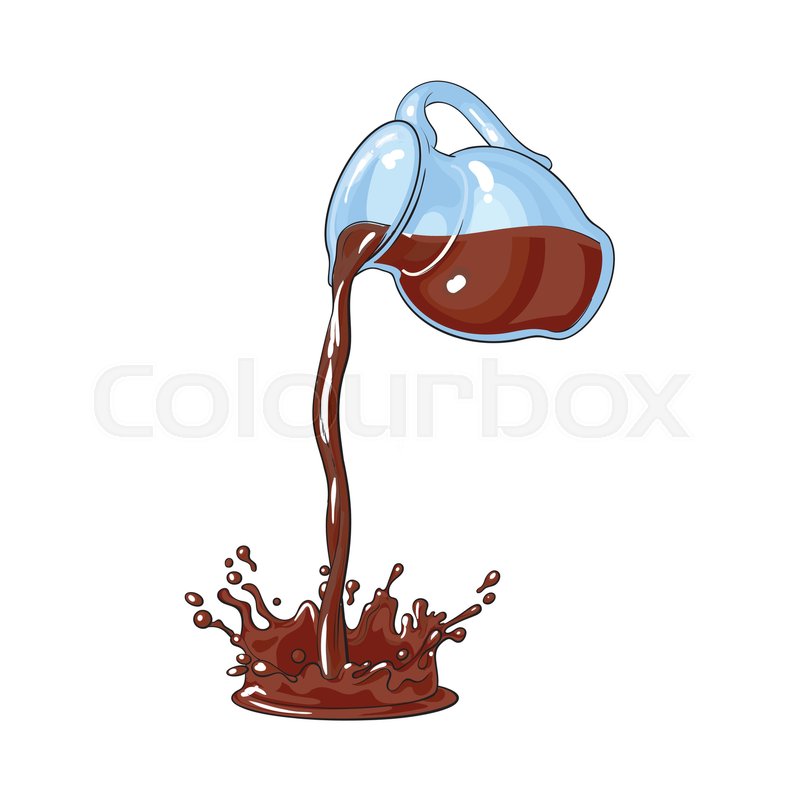 800x800 Drawing Of Chocolate Milk, Cocoa Drink Stock Vector Colourbox