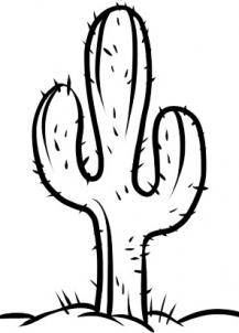 217x302 how to draw how to draw a saguaro cactus