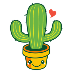 256x256 Cactus Outline Drawings Set