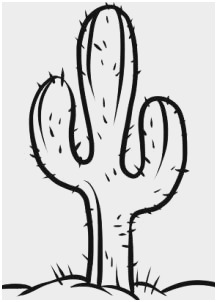 217x302 Saguaro Cactus Coloring