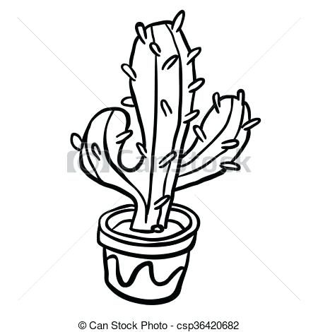 Cactus Flower Drawing