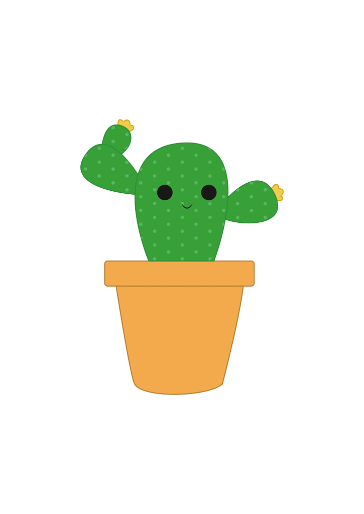 725x1024 Download Plant Drawing Cactus Cartoon Cactaceae Hd Image Free Png