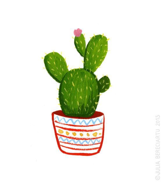 564x629 Painting Cactus Illustration, Cactus