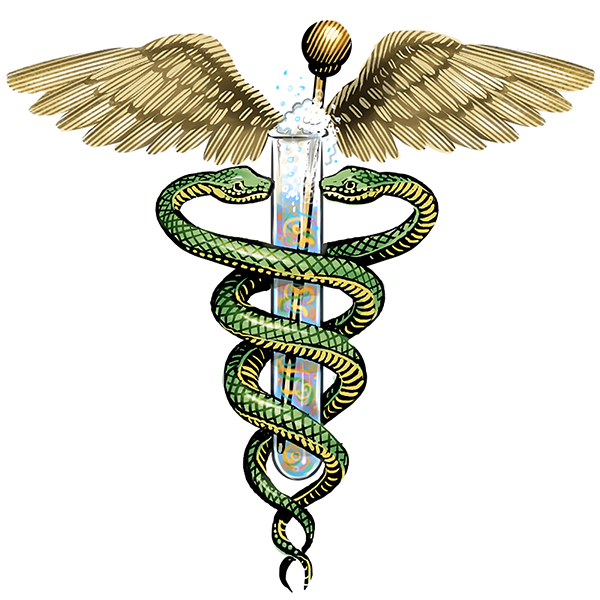 600x600 Good Old Caduceus Tim Foley Illustration