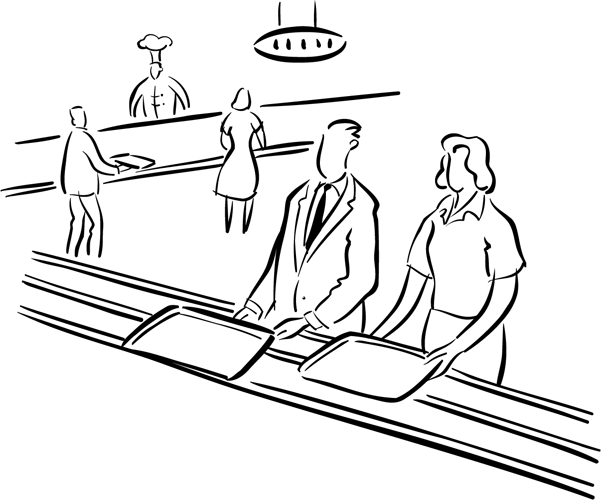 602x500 Meaning Cafeteria Lunch Counter