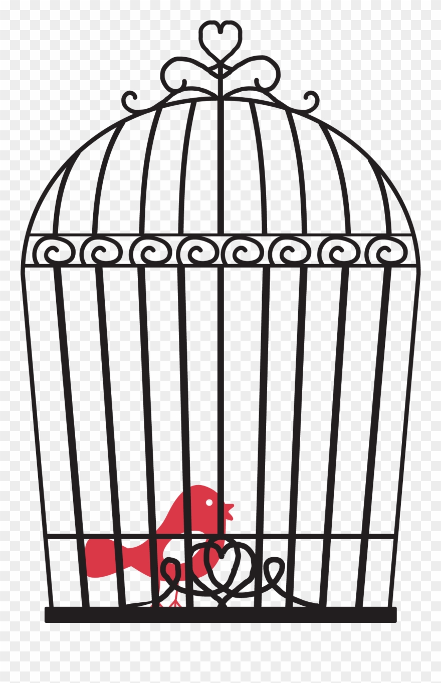 880x1363 Bird Cage Clipart Png Transparent Png