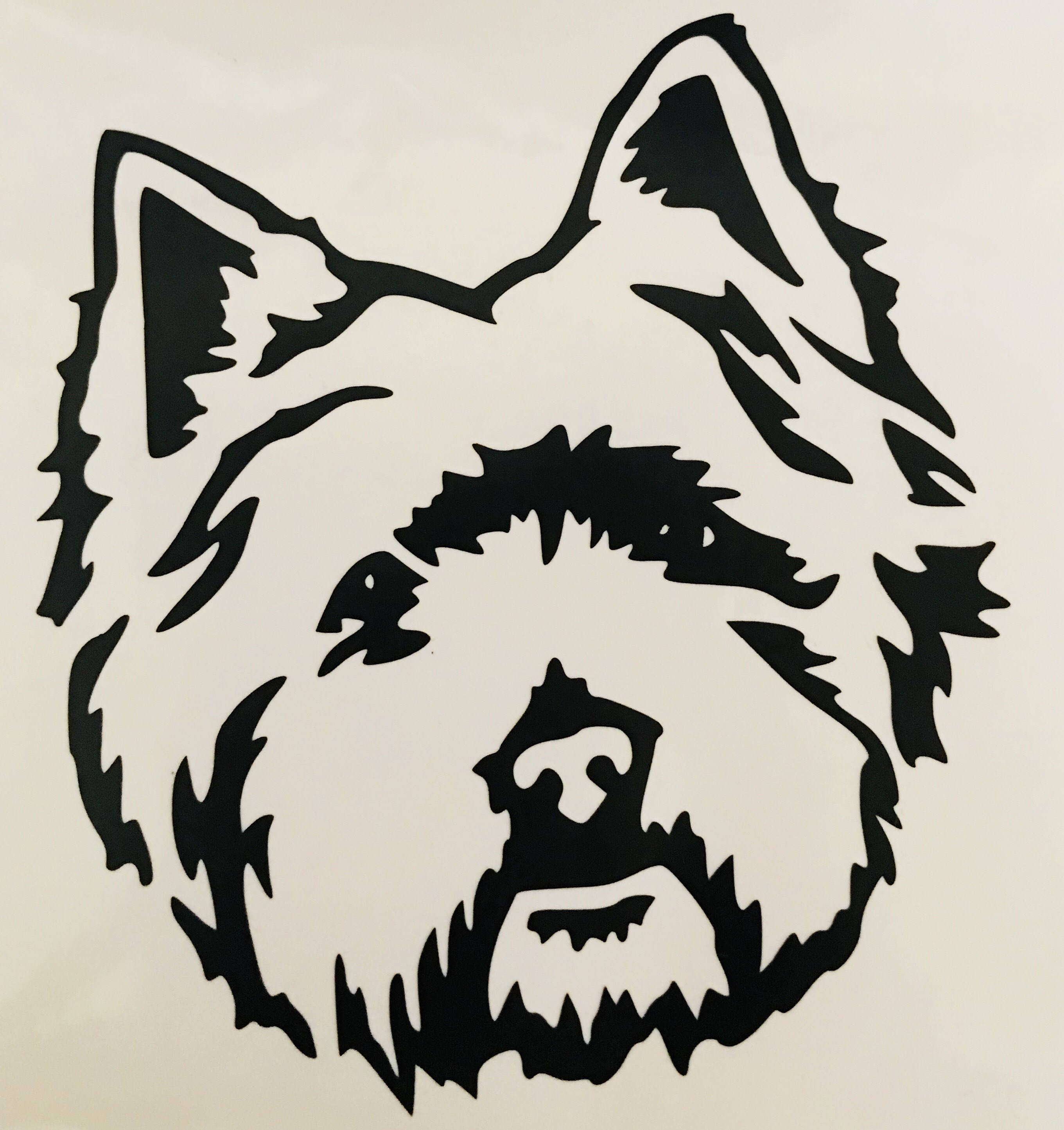 2721x2891 cairn terrier dog decal sticker etsy