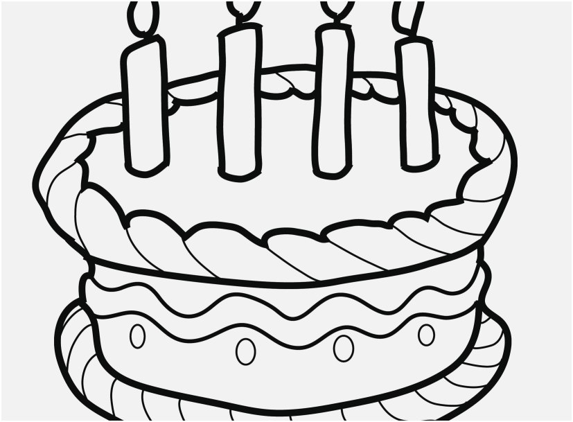 827x609 Free Coloring Pages For Wedding Cakes Design Birthday Cake Line