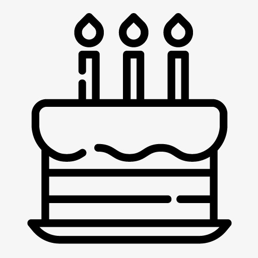 512x512 Cake Simple Drawing, Cake Clipart, Birthday Png Image And Clipart
