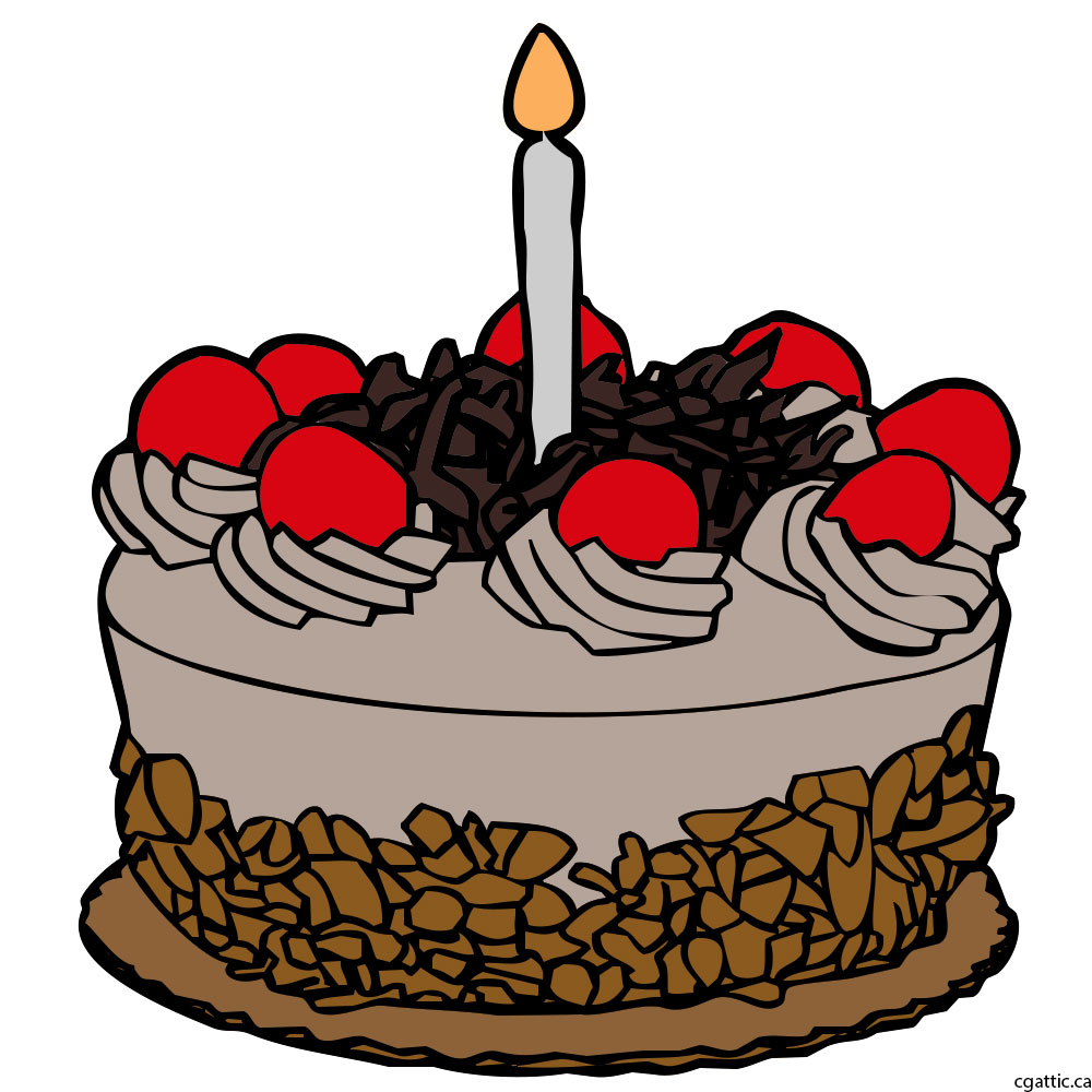 1000x1000 Cake Cartoon Drawing In Steps With Photoshop