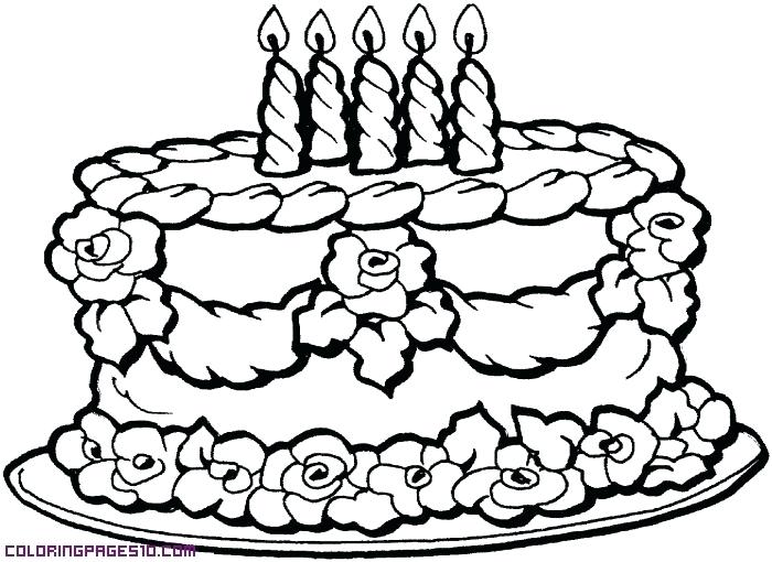 700x510 Drawn Birthday Cake How To Draw A Birthday Cake Art For Kids Hub