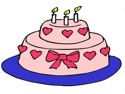 400x300 Cake, Bakery Style Blue Berry Cake