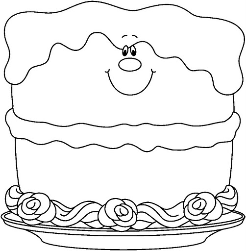 502x512 Collection Of Birthday Cake Template Printable Images