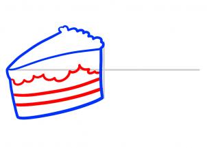 302x217 how to draw cakes, cakes, step