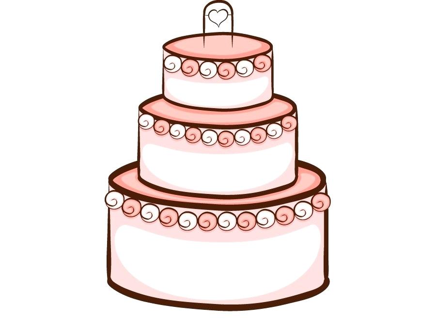 900x660 Wedding Cake Drawing