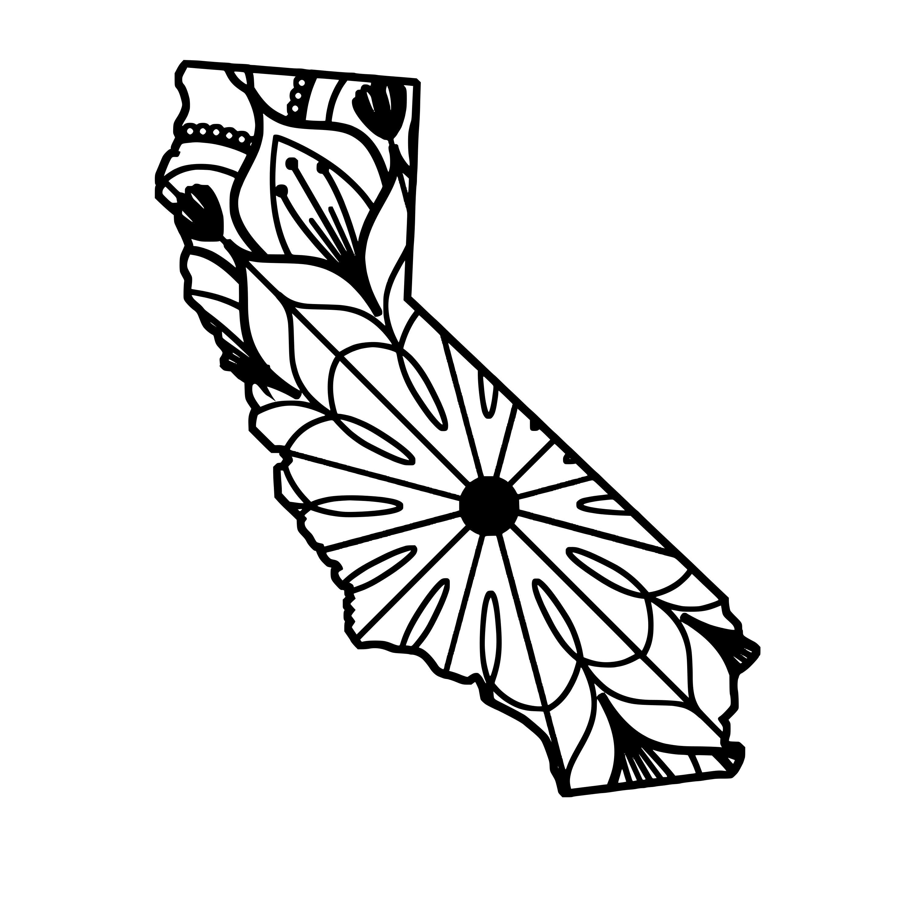 California Map Drawing Free Download On Clipartmag 7134