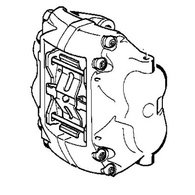 400x400 genuine bmw caliper