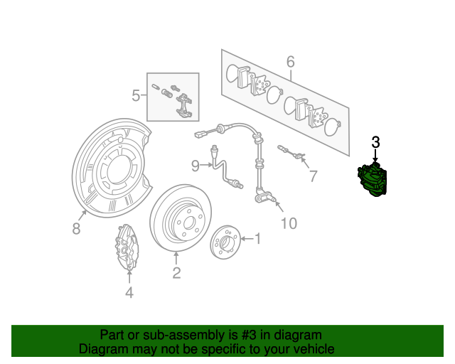 640x512 remanufactured ts brake caliper
