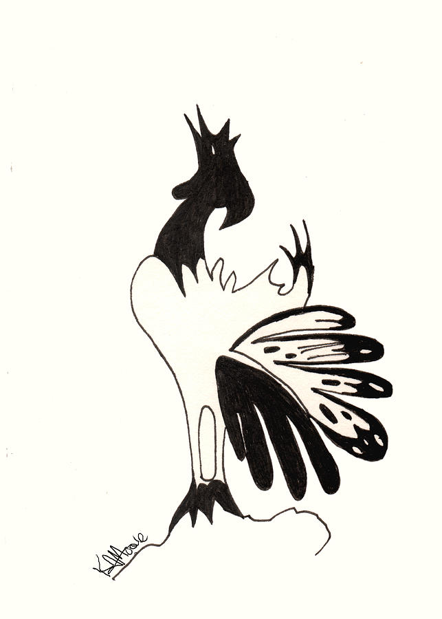 643x900 Morning Call In Chianti Drawing