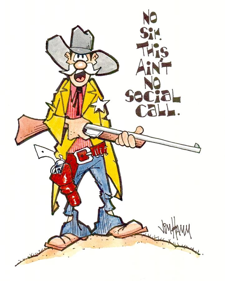 722x900 Social Call Drawing