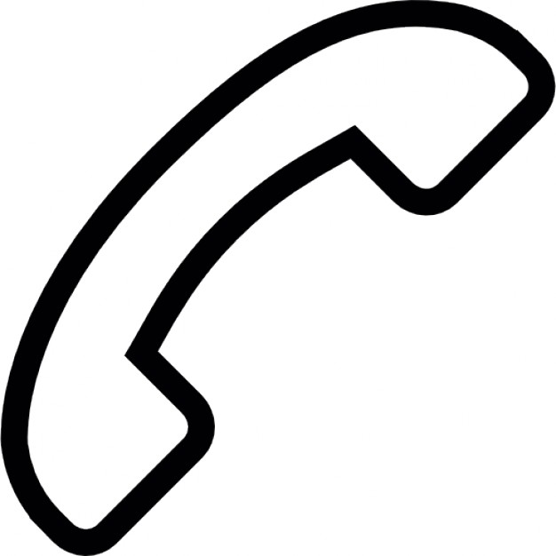 626x626 Call End Vector Drawing