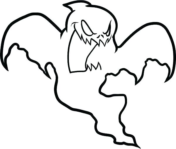 600x508 Ghost Coloring Sheets Ghost Coloring Sheet Coloring Pages Simple