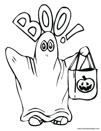 325x420 Ghost Coloring Sheet