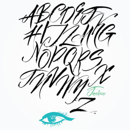 260x260 how to write beautiful and stylish calligraphy alphabets easily