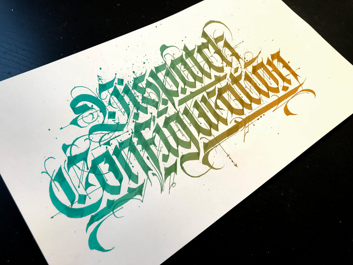 1200x900 How To Gradient Calligraphy In Photoshop Jake Rainis