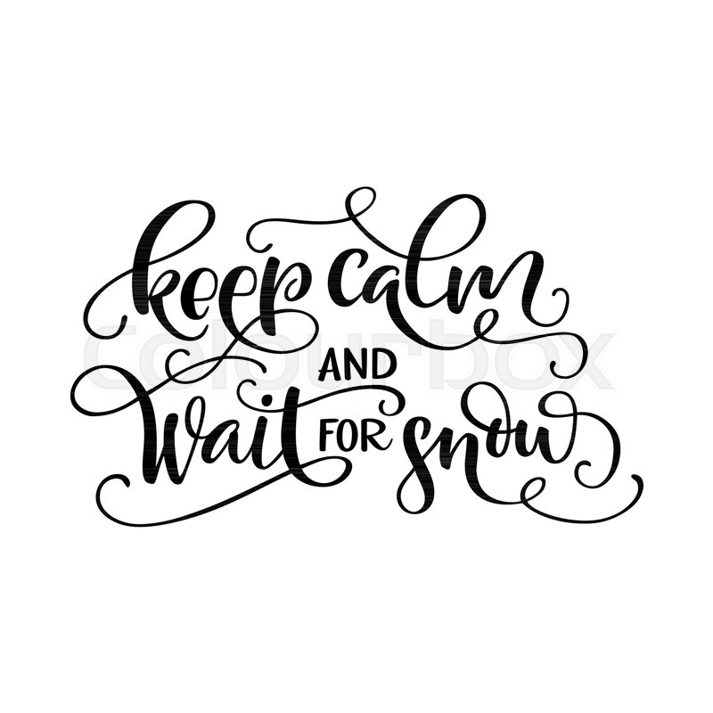 800x800 Brush Lettering Composition Of The Stock Vector Colourbox