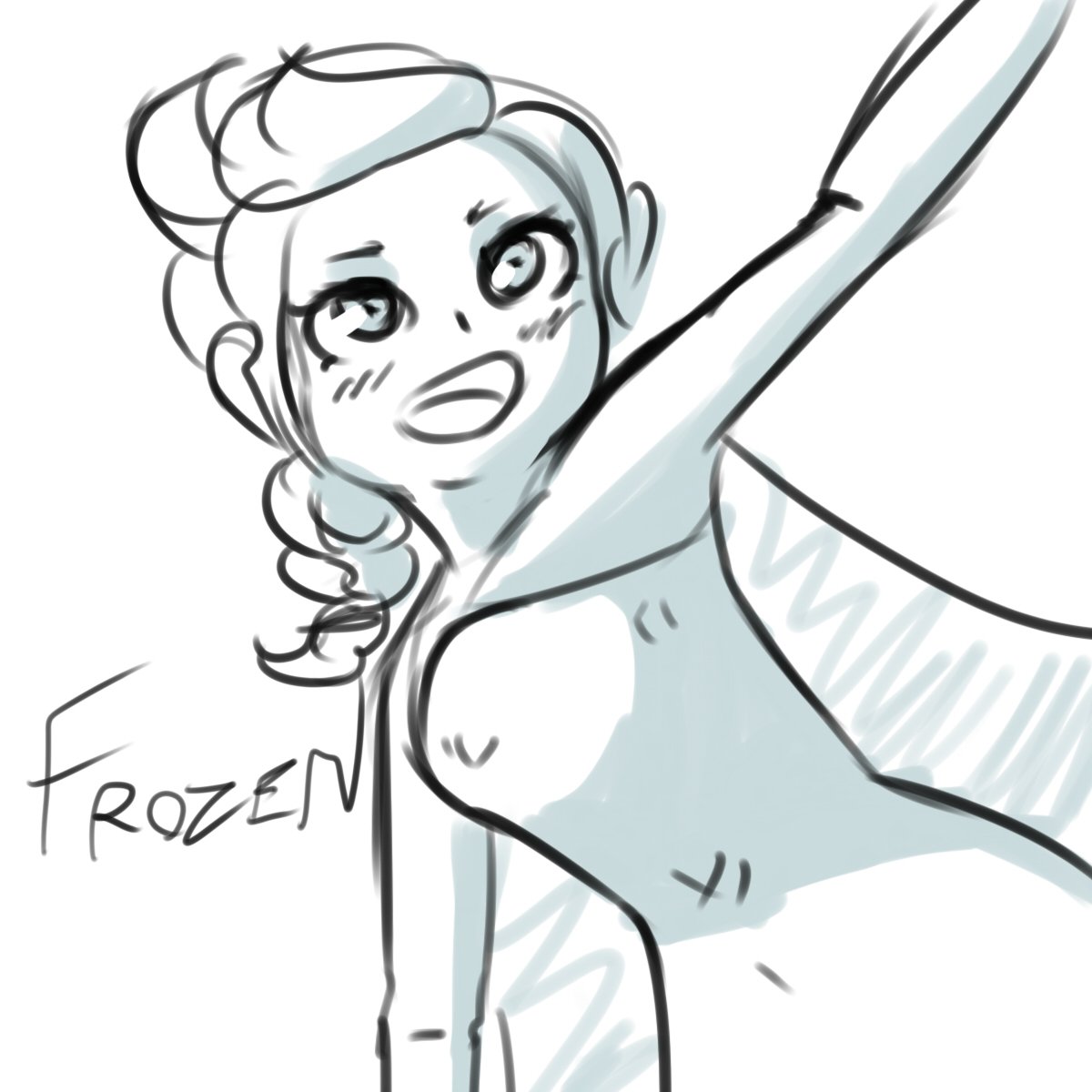 1200x1200 Alef Ishara On Twitter Nothing Like Drawing Elsa To Calm Your