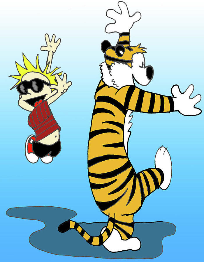 700x900 Calvin And Hobbes Drawing