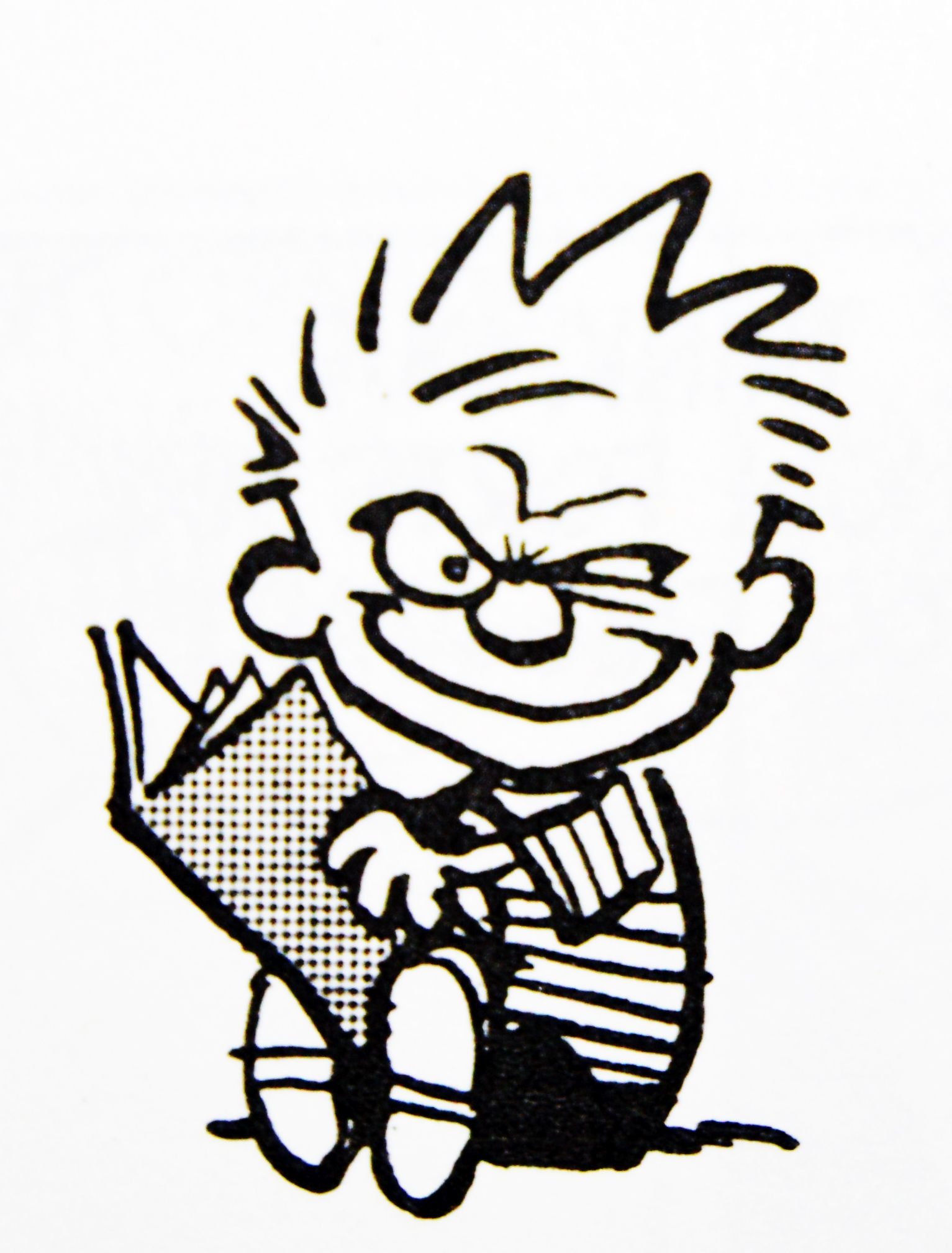 1533x2016 calvin and hobbes, looks like calvin's got a great idea!