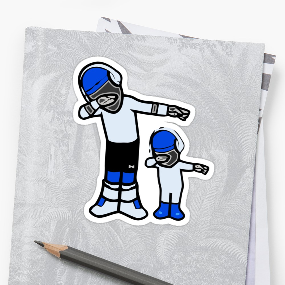 1000x1000 let's dab avec cam newton stickers par jokoer serka redbubble