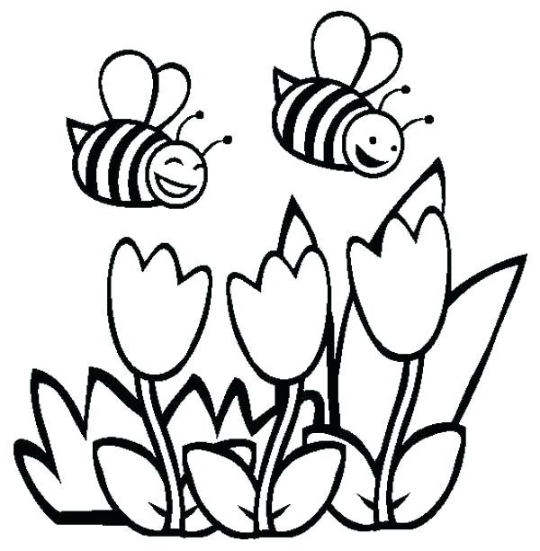 600x612 Bumble Bee Coloring Pages Bumble Bee Coloring
