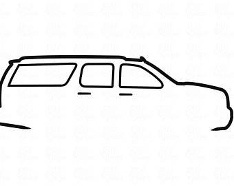 340x270 Chevy Camaro Outline Dxf Etsy