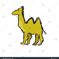 250x250 Camel Drawing Art Image