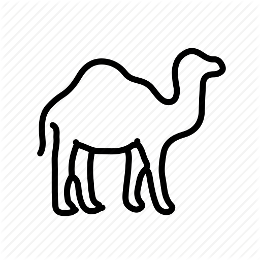 512x512 drawing camels black white transparent png clipart free download