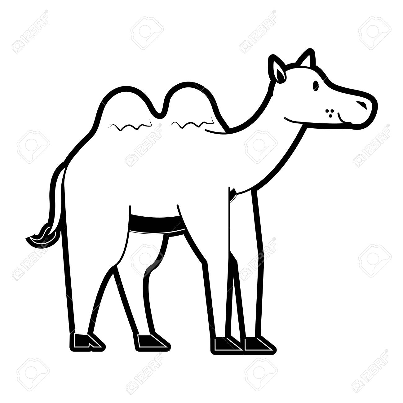 1300x1300 Huge Collection Of 'cute Camel Drawing' Download More Than