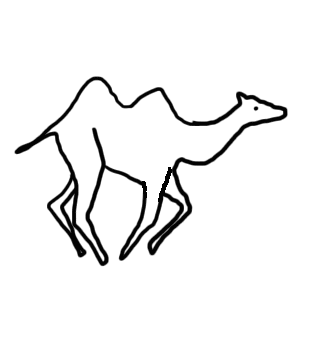 312x340 Drawings Of Camels This Is A Camel Rotoscope, Made My Drawing