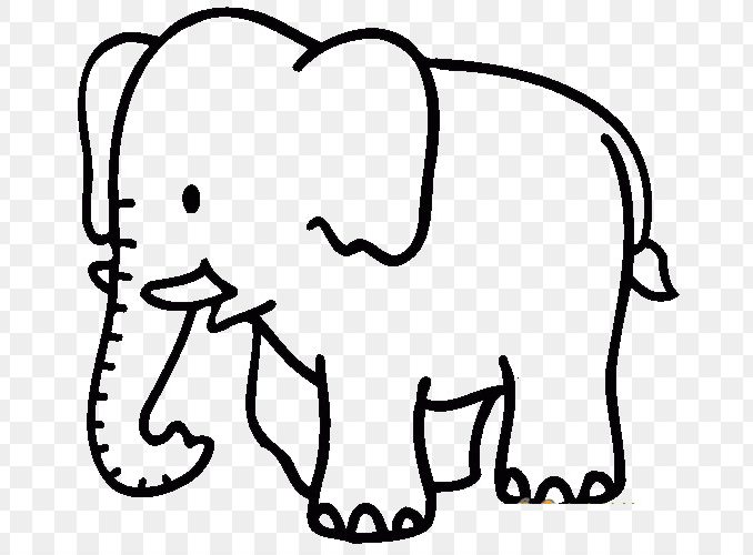 678x500 Elephant Coloring Book Kids Coloring