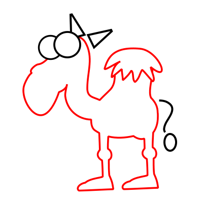 400x400 Drawing A Cartoon Camel